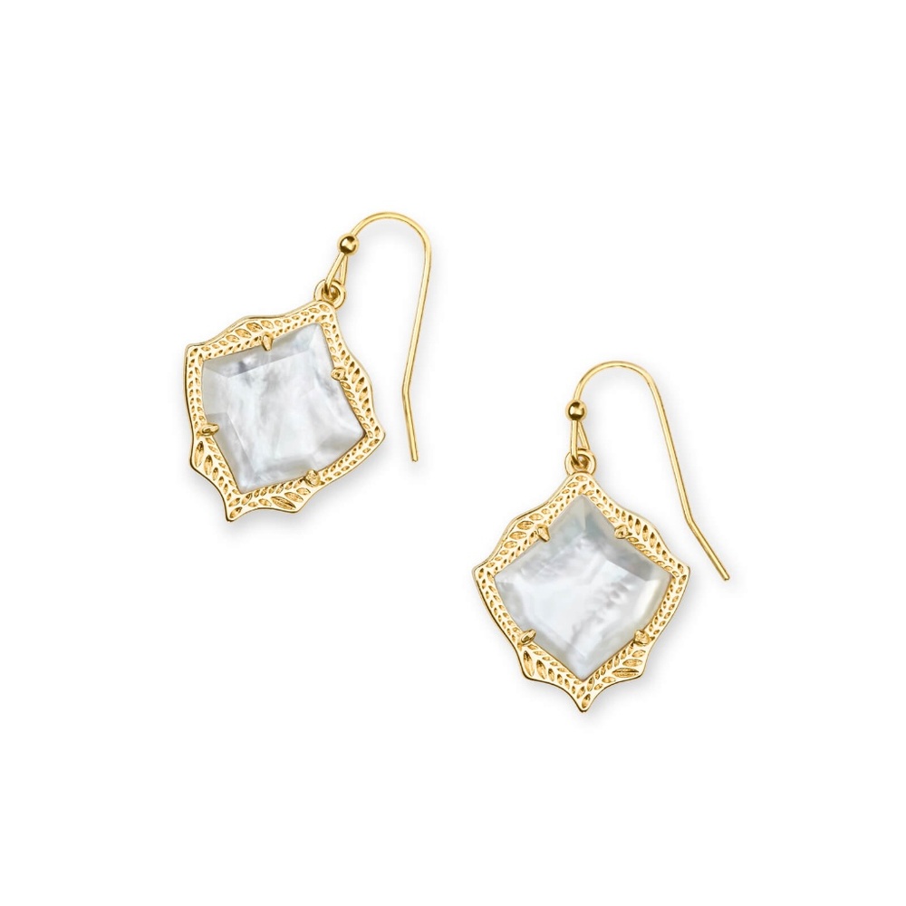 Kendra Scott Kyrie Earrings in Ivory Pearl
